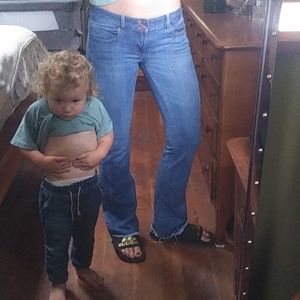 American Eagle Outfitters Blue Flare Jeans